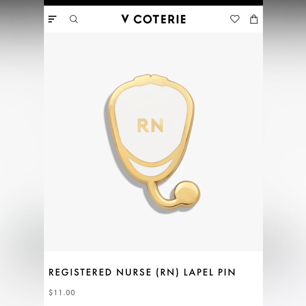 V Coterie RN pin